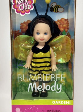 发Barbie Kelly Club Bumblebee Melody Garden 2001蜜蜂凯莉娃娃