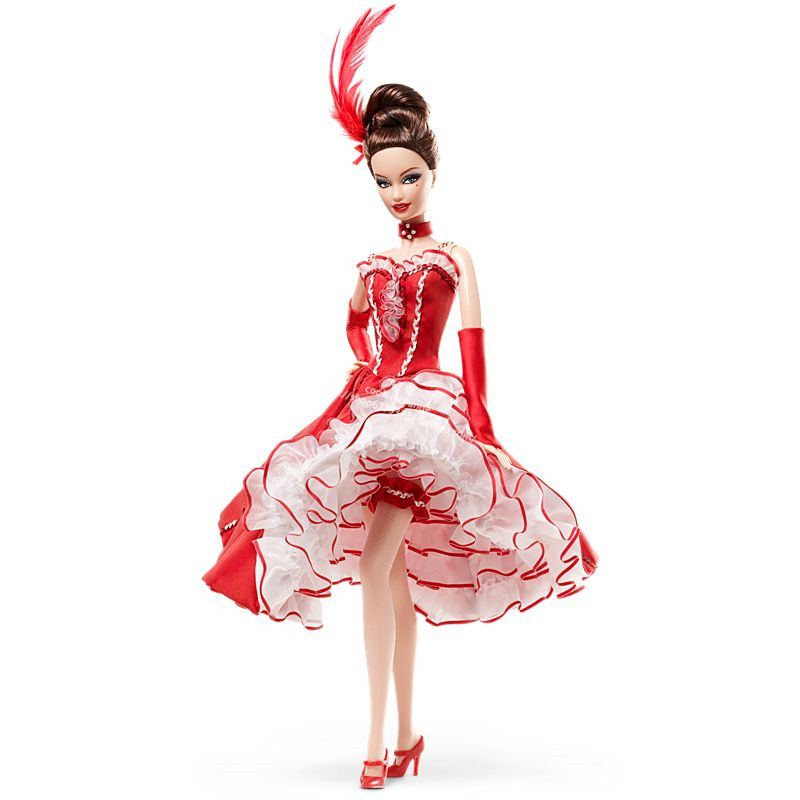 发 Barbie Moulin Rouge 2011 红磨坊芭比娃娃 金标珍藏