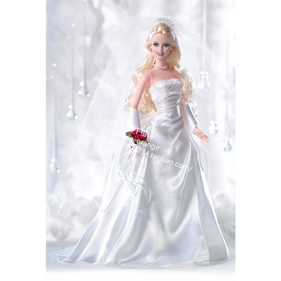 Bridal Eternal 发 婚纱新娘芭比娃娃 David 2005 银标 Barbie