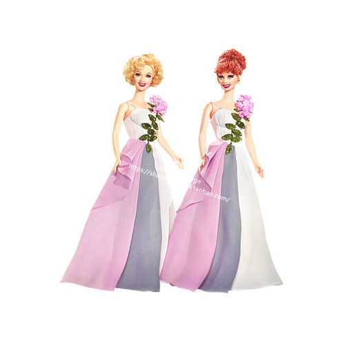发 Barbie I Love Lucy Ethel Buy the Same Dress 2006我爱露西