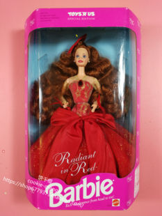 发 Barbie Radiant in Red 1992 闪耀红星芭比娃娃