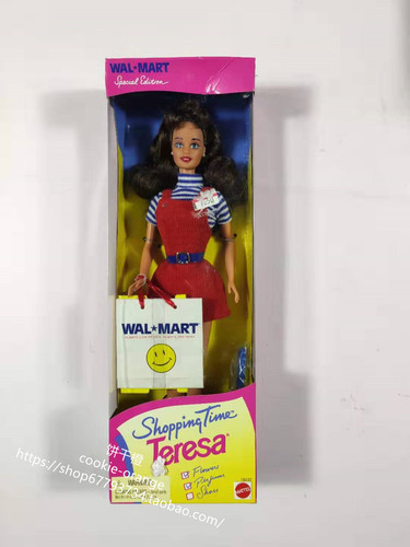 发 Barbie Walmart Shopping Time Teresa 1997 购物时间芭比娃娃