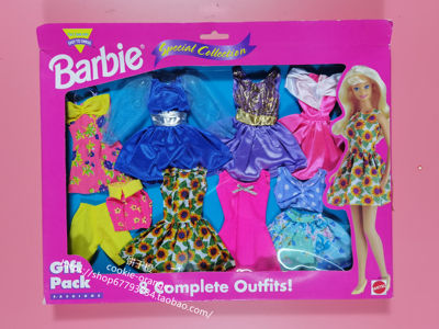 预 Barbie Gift Pack Fashions 68213-93 1995 芭比衣服配件8套装