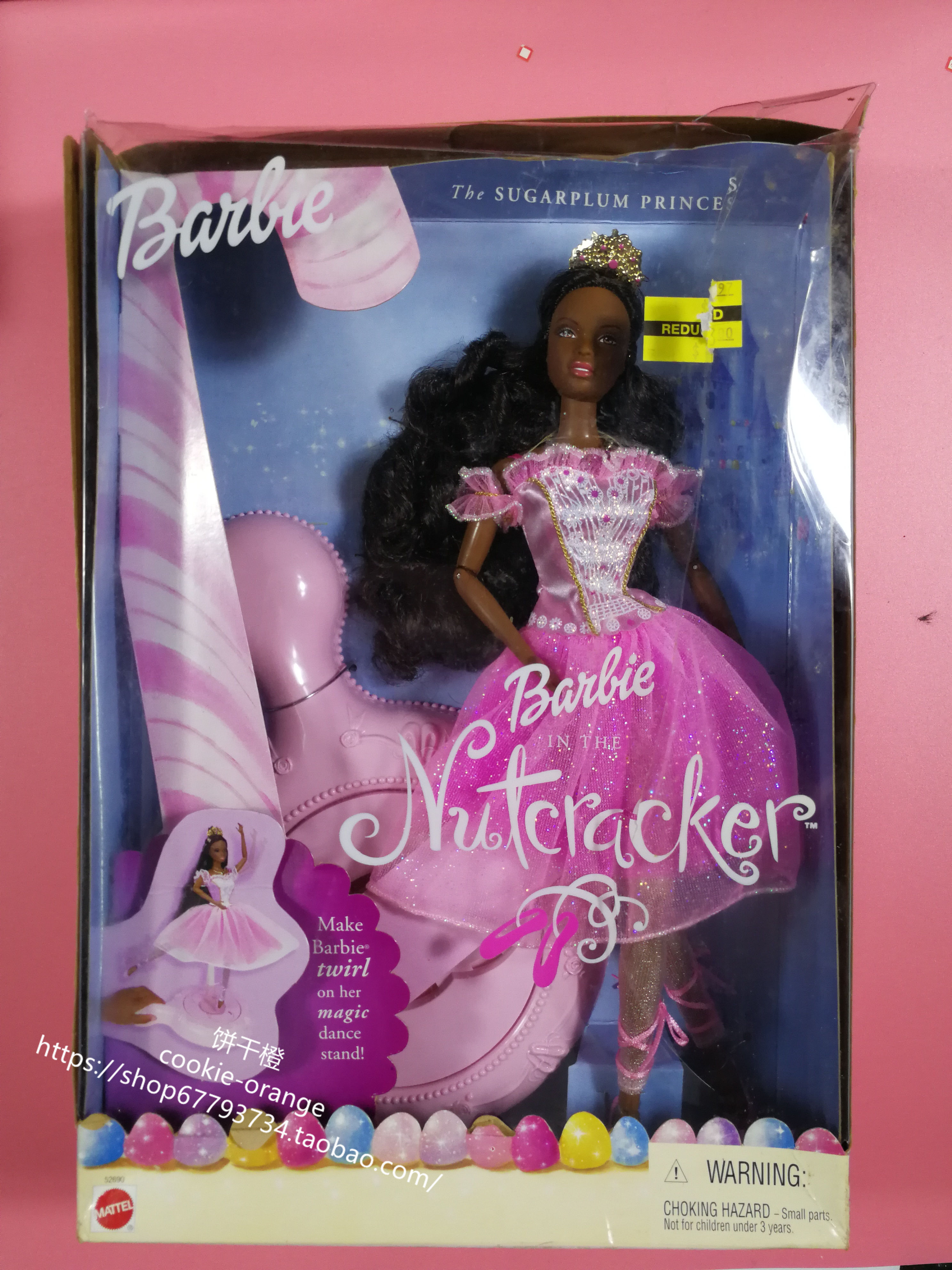 预 Barbie Nutcracker 2001 正品绝版胡桃夹子芭比娃娃 黑皮