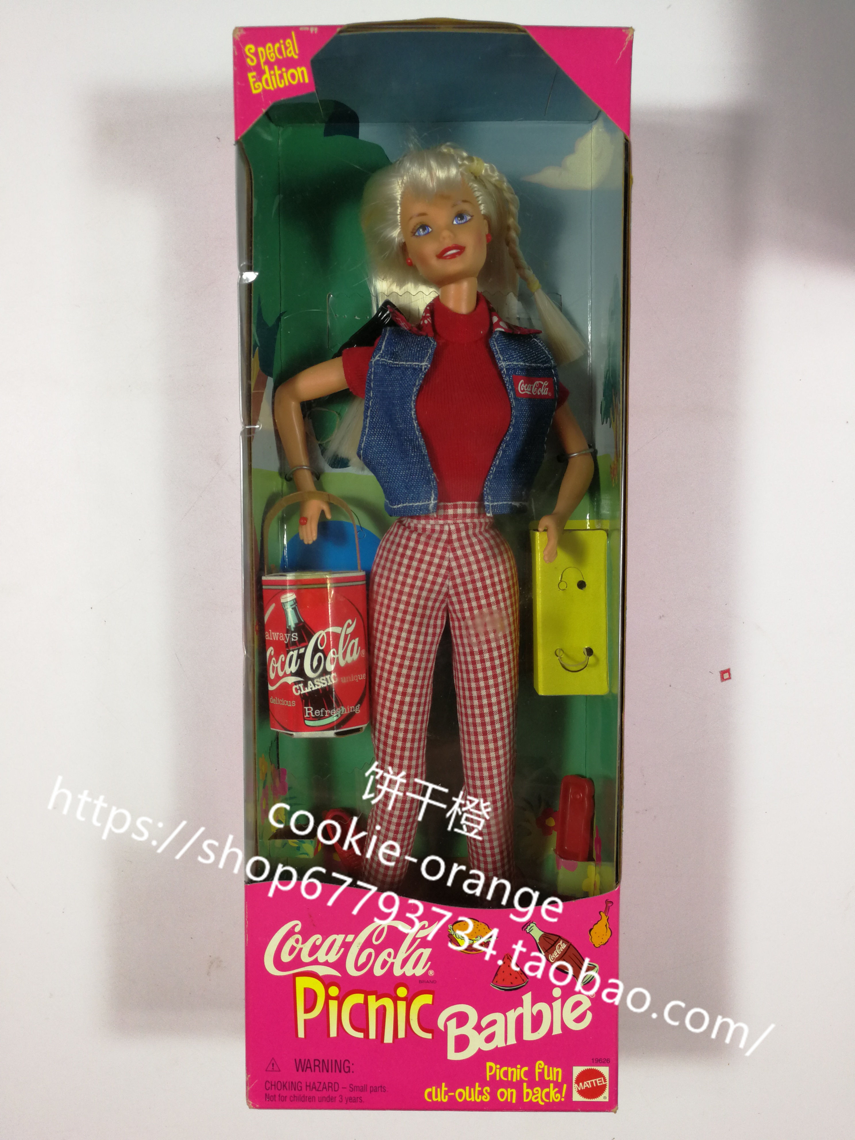 发 Barbie Coca Cola Picnic 1997 可口可乐野餐芭比娃娃