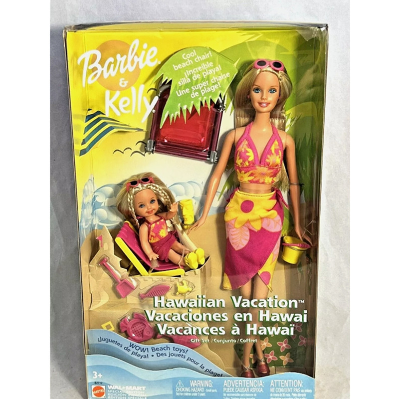 发 Barbie Kelly Hawaiian Vacation 2003夏威夷假日芭比凯莉娃娃