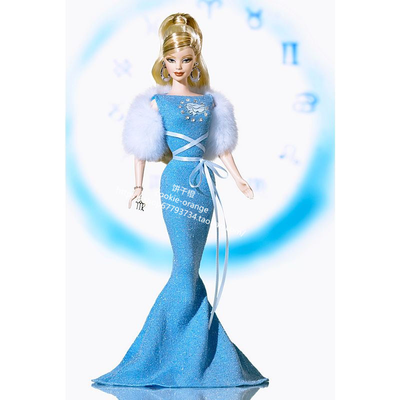 发 Barbie Virgo 12 Zodiac 2004 十二星座之处女座芭比娃娃