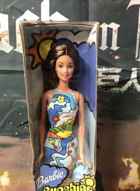 发 Barbie Sunshine Day Brunette 2001正品绝版阳光灿烂芭比娃娃