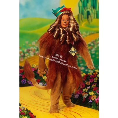 发 Barbie The Wizard of Oz Cowardly Lion 1997 奥兹巫师狮子肯