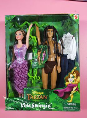 预 Disney Tarzan Jane Vine Swingin Giftset 1999 人猿泰山娃娃