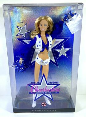 预 Barbie Dallas Cowboys Cheerleader 2007 啦啦队长芭比娃娃