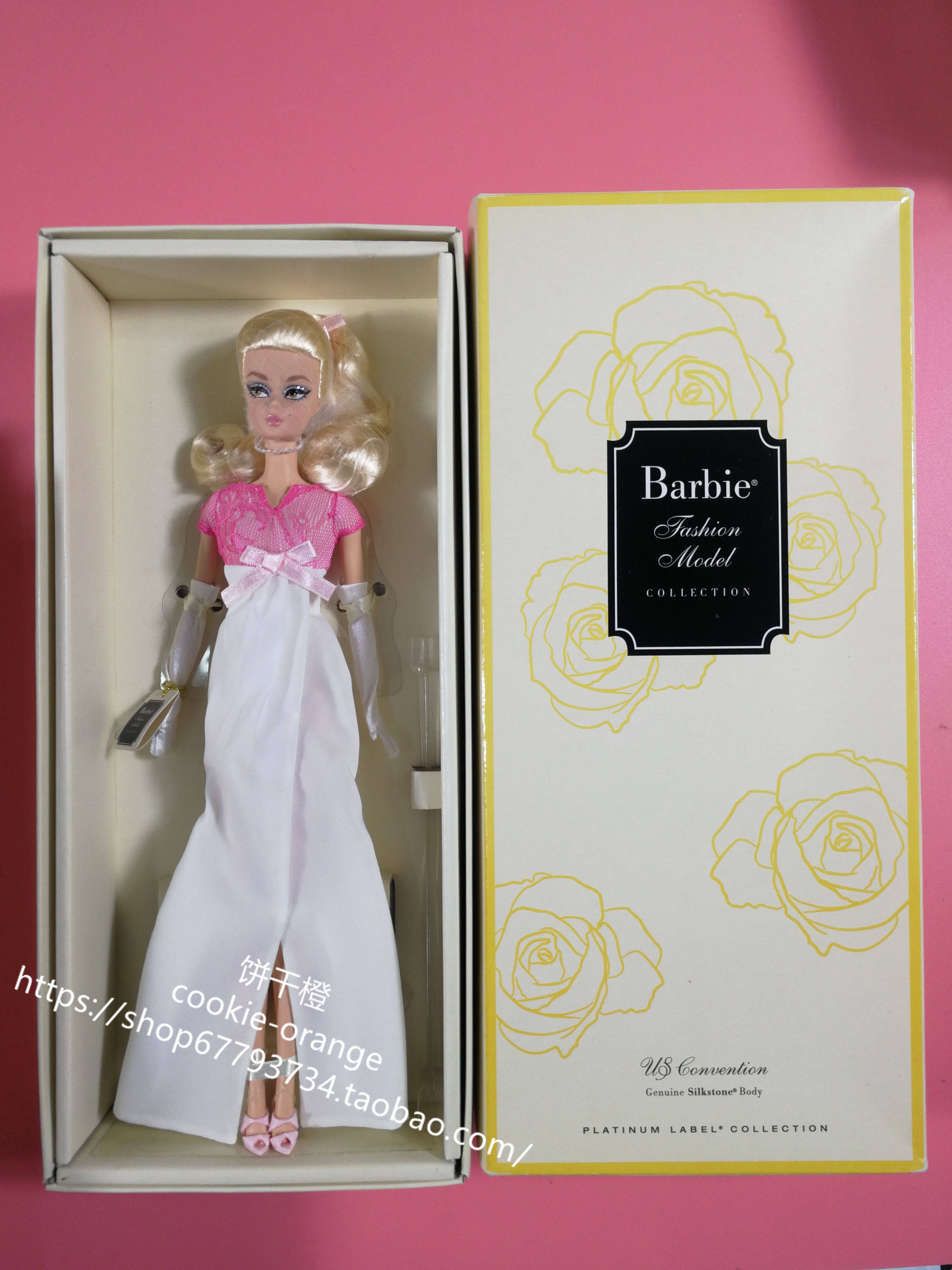预 Barbie US Convention Silkstone 2016 美国大会版芭比 铂金标