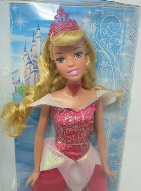 发 Disney Sparkling Princess Sleeping Beauty 睡美人公主娃娃