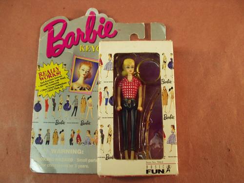 发 Barbie Picnic Set Keychain 1995 野餐芭比钥匙配件