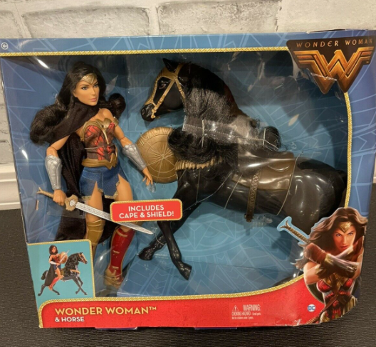 发 Barbie Wonder Woman Horse FDF44 2004 神奇女侠芭比娃娃