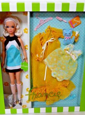 预 Barbie Kitty Corner Francie Silkstone 2012 芭比ST 金