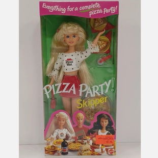 Party 芭比娃娃 发 Pizza 正品 绝版 1994 Barbie Skipper