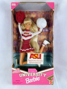 预 Barbie ASU Arizona State University 1996 啦啦队长芭比