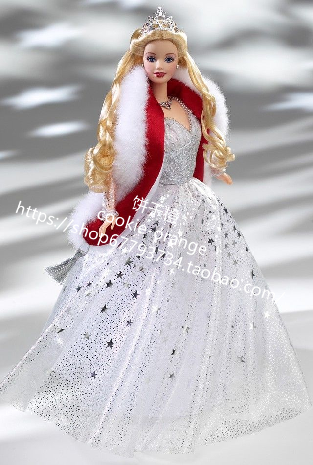 发 Barbie Happy Holiday 2001 正品绝版假日芭比娃娃