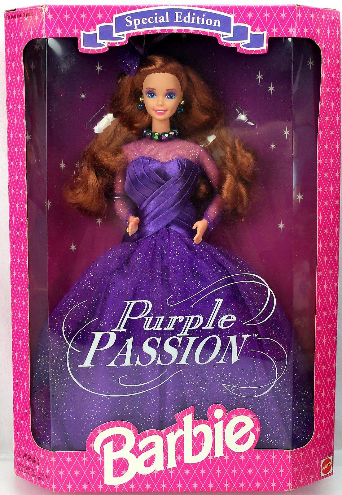 发 Barbie Purple Passion 1995 正品绝版小提琴芭比娃娃