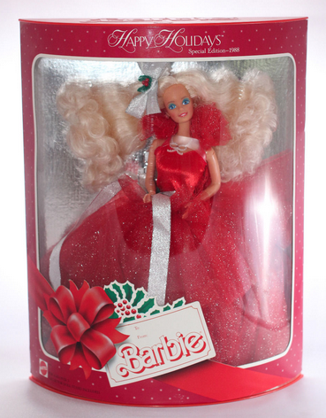 预 Barbie Happy Holidays 1988 假日芭比娃娃 首款