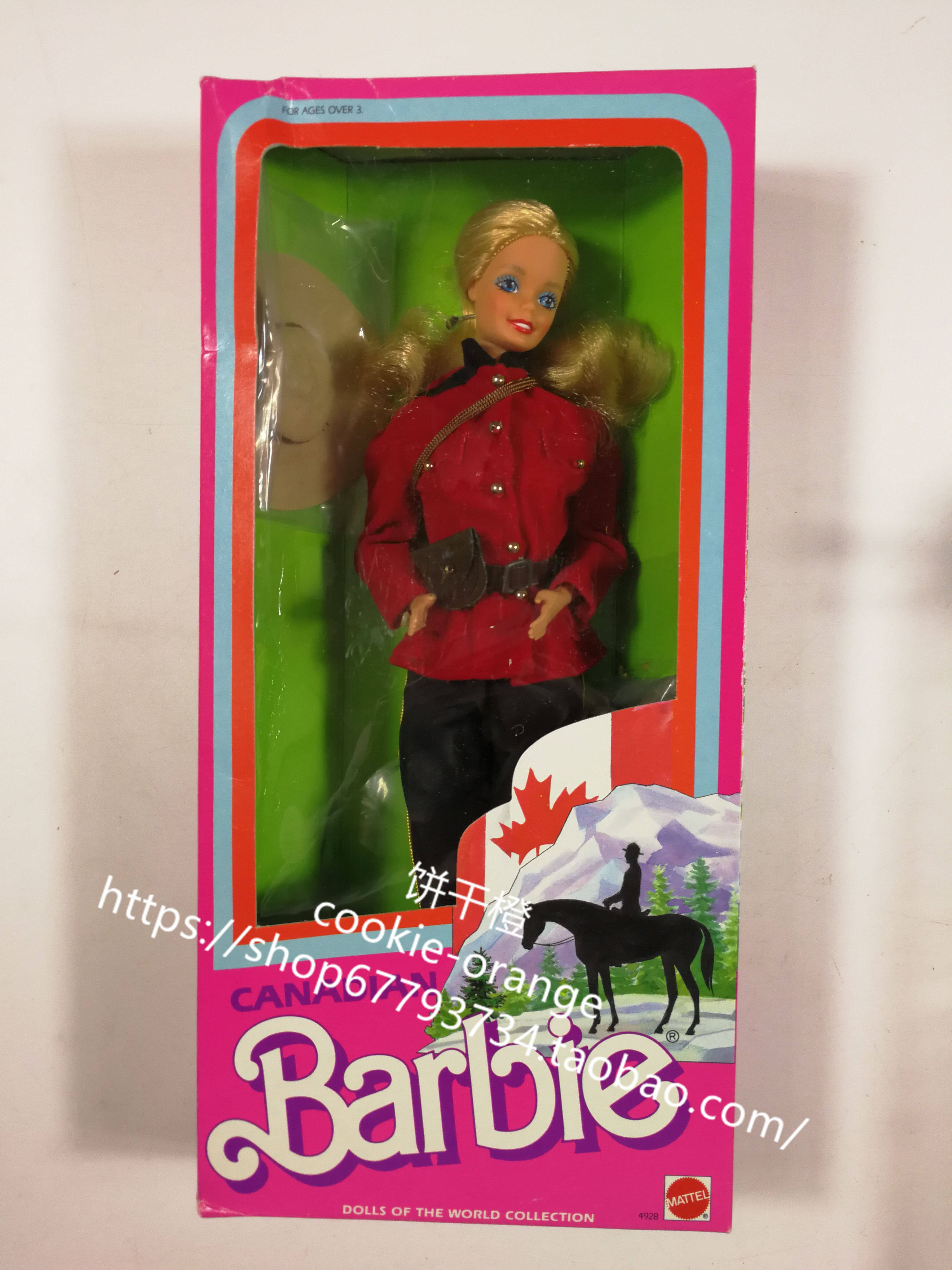发 Barbie Canadian 1987 加拿大世界风情芭比娃娃