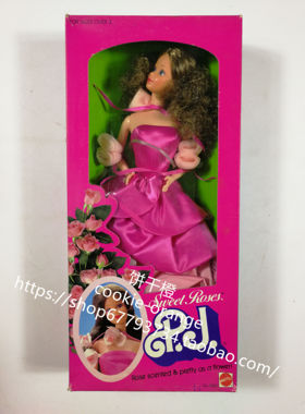 发 Barbie Sweet Roses 1983 甜美玫瑰芭比娃娃 嘟嘟嘴