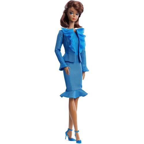 预 Barbie Fashion Model Blue Suit Silkstone 蓝色套装芭比ST
