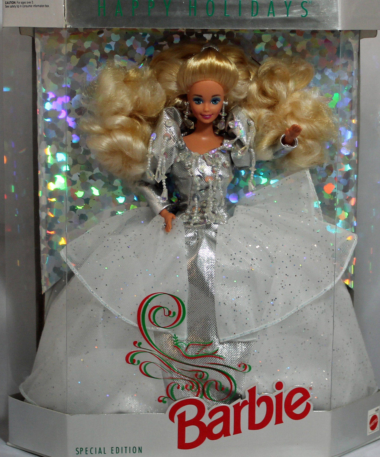 发 Barbie Happy Holidays 1992 正品绝版假日芭比娃娃