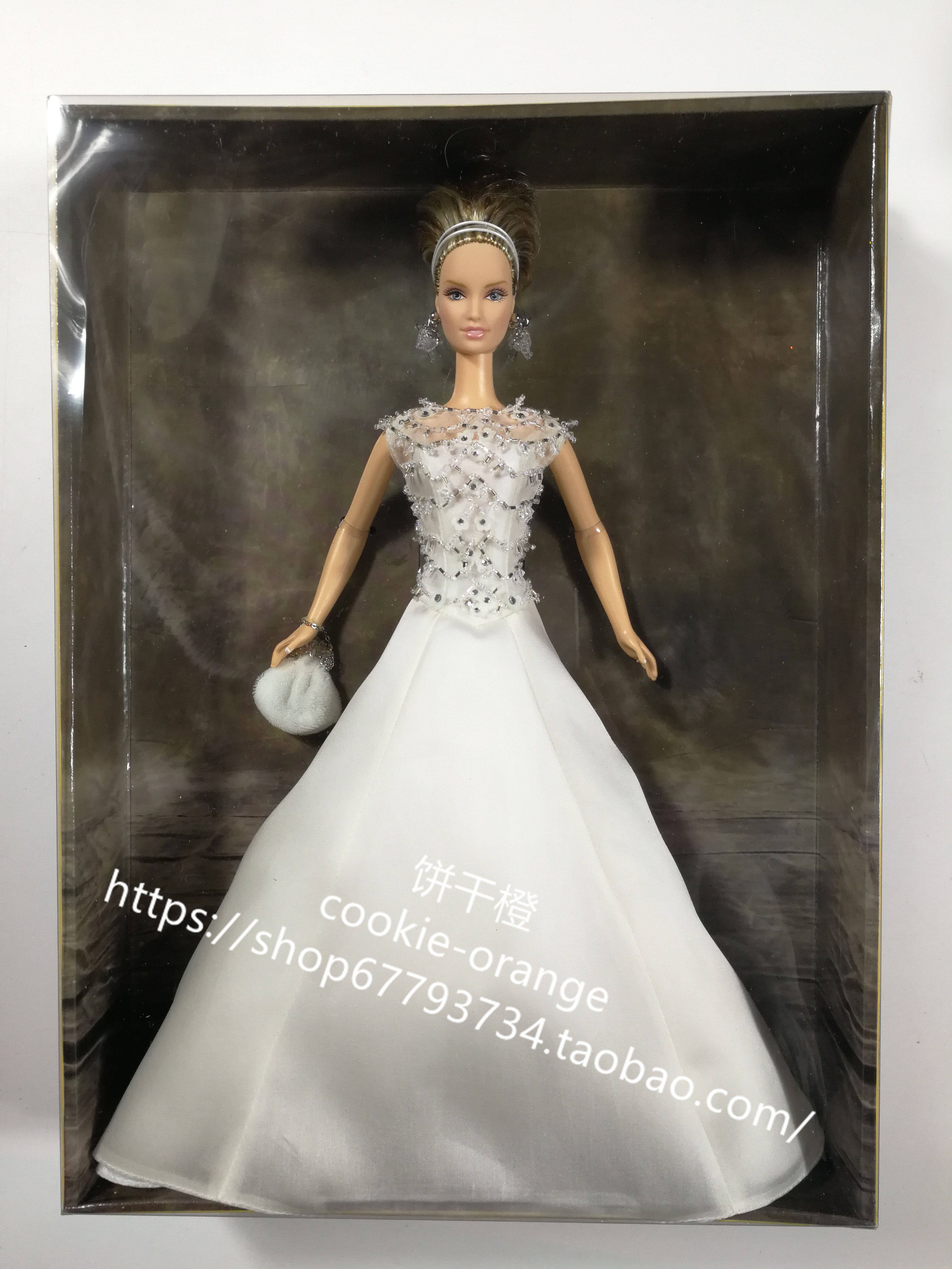 发 Barbie The Badgley Mischka Bride 2003 巴杰利米施卡婚纱