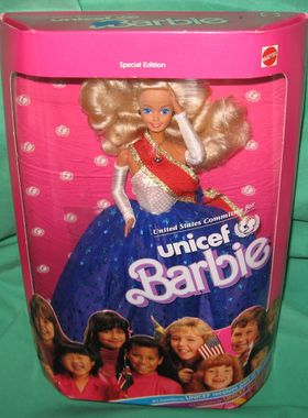 发 Barbie Unicef 01920 1998 正品绝版芭比娃娃