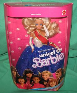 发 Barbie Unicef 01920 1998 正品绝版芭比娃娃