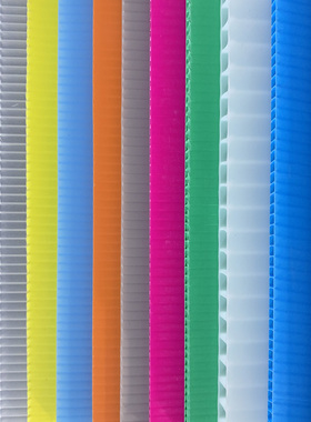 PP中空板塑料防静电隔板万通板刀卡定制周转箱瓦楞板代替纸板木板