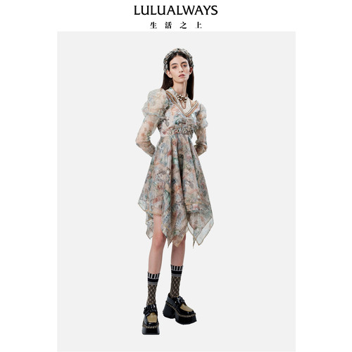 商场同款蕾丝lulualways