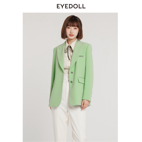 EYEDOLL新款青春潮流可露丽时尚简约两粒扣西装外套