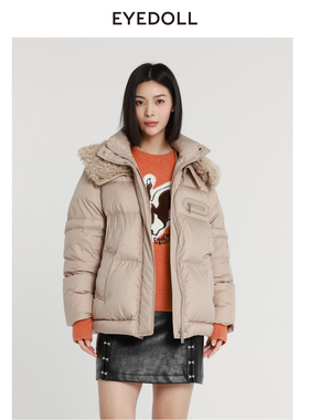 EYEDOLL【商场同款】新款甜系泡芙时尚潮流保暖短款羽绒服
