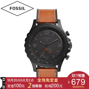双11预售！Fossil化石Q系列FTW1114智能男士手表