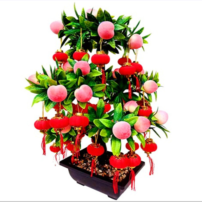 佛前花寺廟供佛專用品仿真假塑料花桃子蘋果橘子果樹絹花盆栽套裝在類目 鮮花速遞/花卉仿真/綠植園藝, 仿真花/綠植/蔬果成品（新）, 仿真花中 - 來自Buy2taobao.com提供專業的淘寶代購服務