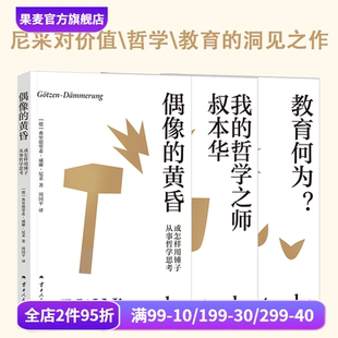 教育何為 果麥出品 價值 3冊 偶像 洞見 周國平譯 哲學之師叔本華 尼采對教育 哲學 尼采著 我 黃昏或怎樣用錘子從事哲學思考