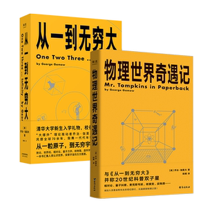 从一到无穷大+物理世界奇遇记(套装) 乔治·伽莫夫科普经典 20世纪科普双子星 科普读物 物理学 相对论 天文学 数学 果麦出品