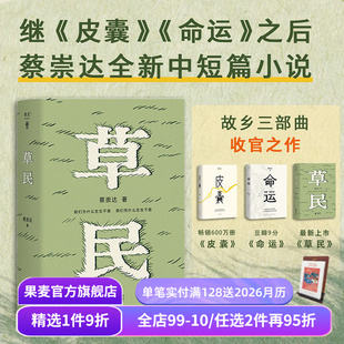 中短篇小说集 百万畅销书作家 命运 蔡崇达 果麦出品 皮囊 范大山推荐 你 草民 写给被生活和远方困住
