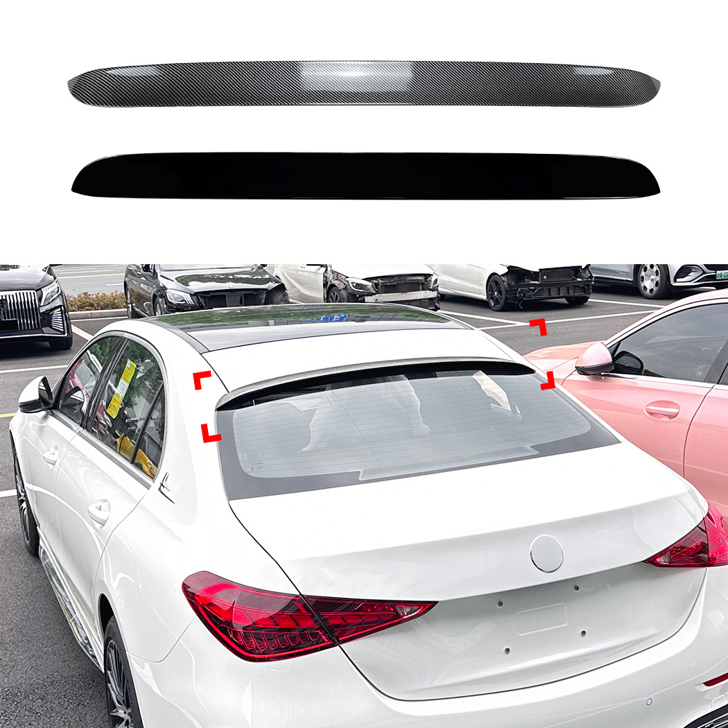 适用22-24款奔驰C级W206 C200 260 C43 C63顶翼尾翼扰流板改装amg