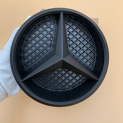 适用奔驰w218 CLS300 CLS350CLS550哑黑中网标志车头标大标前车标