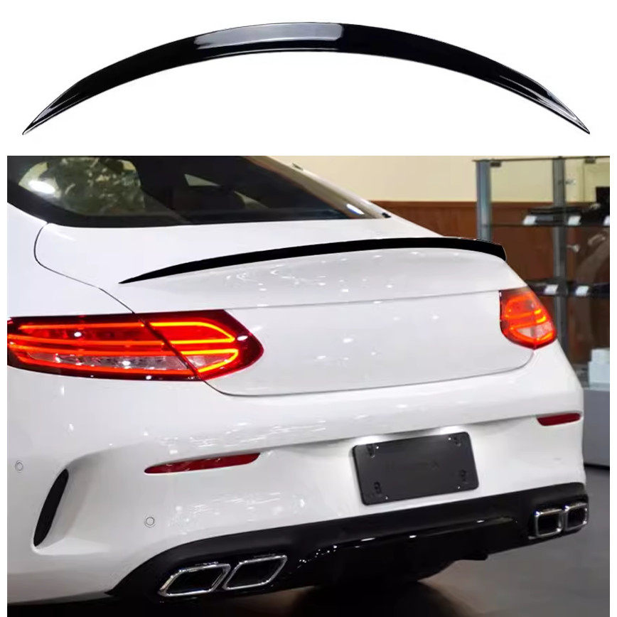 适用于15-22款奔驰C级Coupe C200 C260轿跑AMG尾翼顶翼扰流板改装