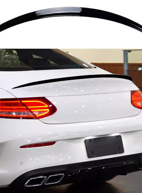 适用于15-22款奔驰C级Coupe C200 C260轿跑AMG尾翼顶翼扰流板改装