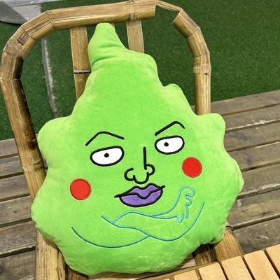 灵能百分百周边抱枕小酒窝挂件