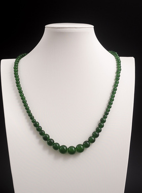 时尚仿珍珠渐变大小塔珠链