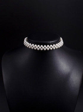 儿童小香风仿珍珠项链