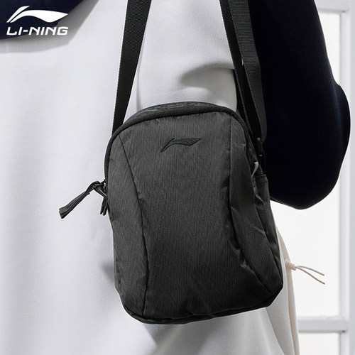 李宁斜挎包男单肩背包新款