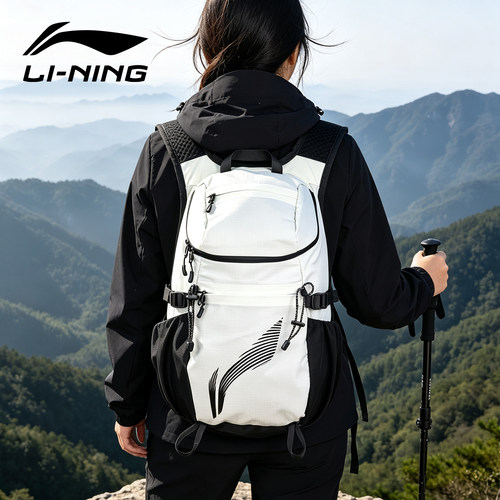 李宁登山包户外徒步双肩包